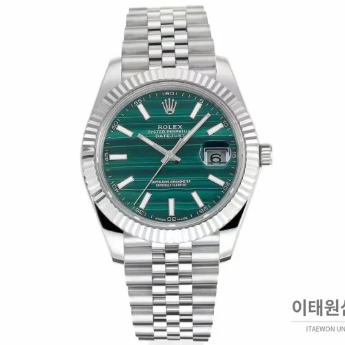 롤렉스 데이트저스트 904L스틸 천연보석다이얼 오토매틱 41mm (8)