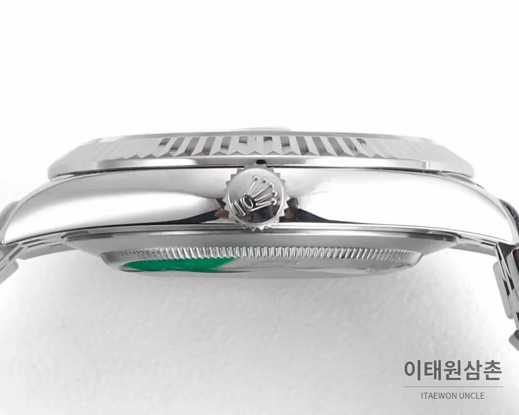 롤렉스 데이트저스트 904L스틸 천연보석다이얼 오토매틱 41mm (8)