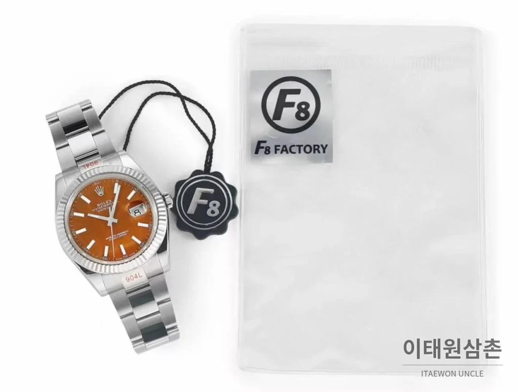 롤렉스 데이트저스트 904L스틸 천연보석다이얼 오토매틱 41mm (5)