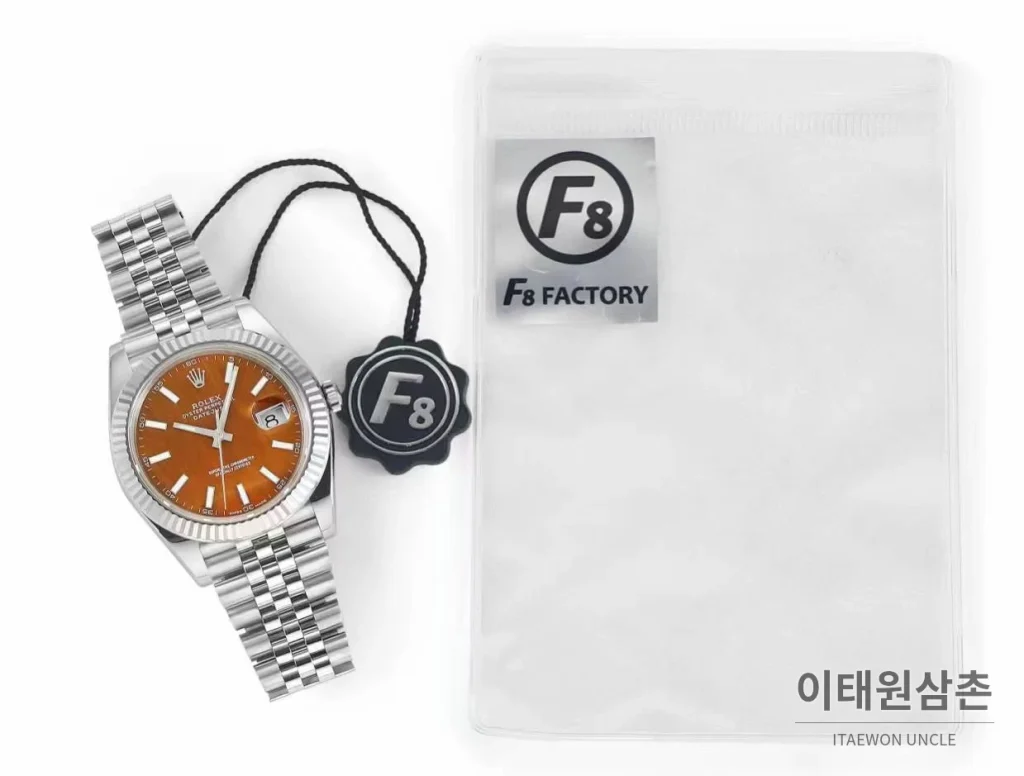 롤렉스 데이트저스트 904L스틸 천연보석다이얼 오토매틱 41mm (6)