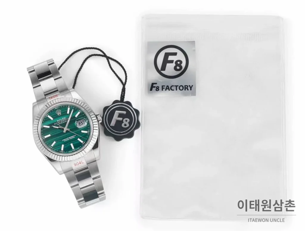 롤렉스 데이트저스트 904L스틸 천연보석다이얼 오토매틱 41mm (7)