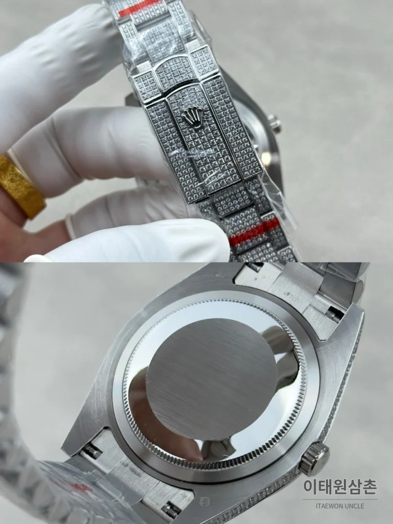 롤렉스 데이트저스트 오토매틱 41mm 멀티컬러 다이얼 스틸 브레이슬릿