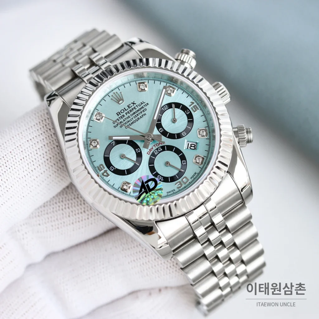 롤렉스 데이트저스트 오토매틱 41mm 화이트 다이얼 스틸 브레이슬릿