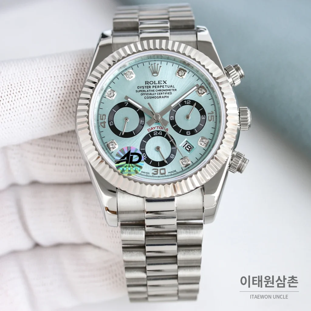 롤렉스 데이트저스트 오토매틱 41mm 화이트 다이얼 스틸 브레이슬릿