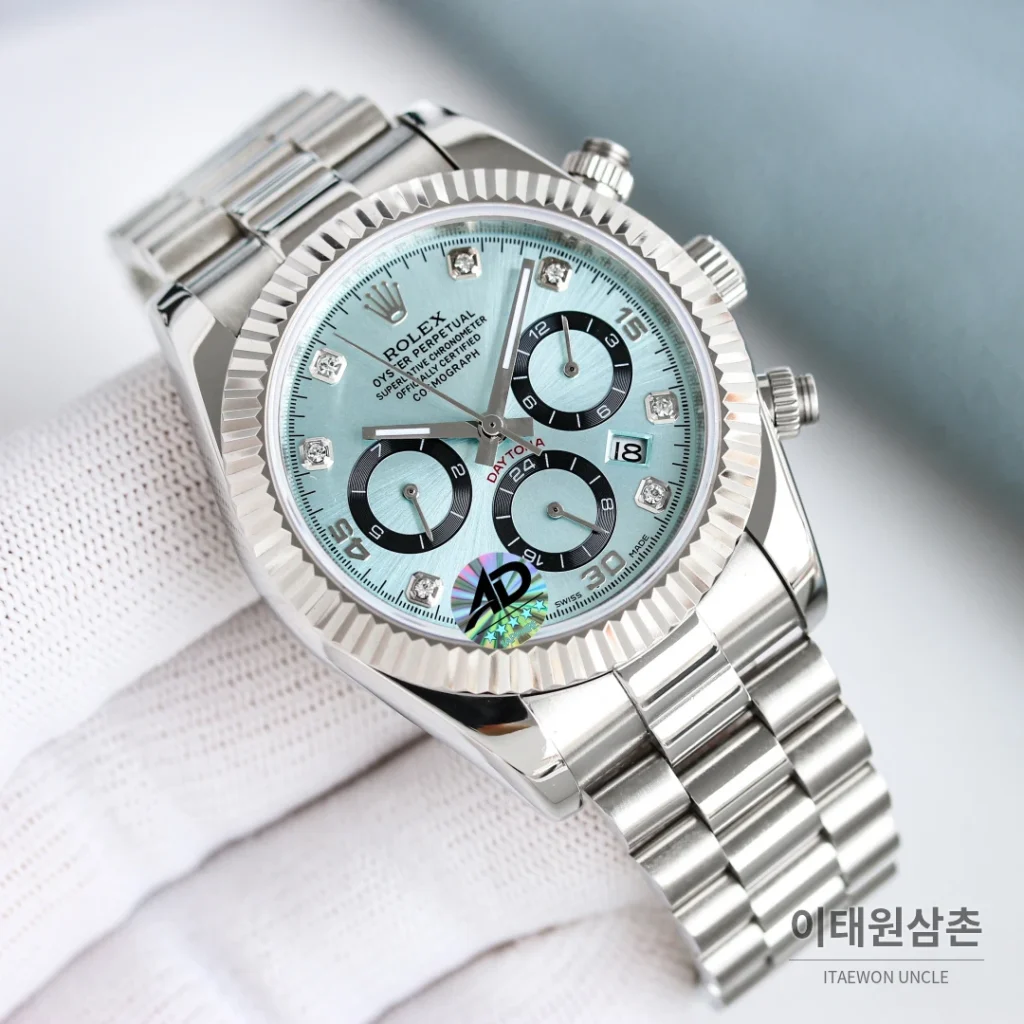롤렉스 데이트저스트 오토매틱 41mm 화이트 다이얼 스틸 브레이슬릿