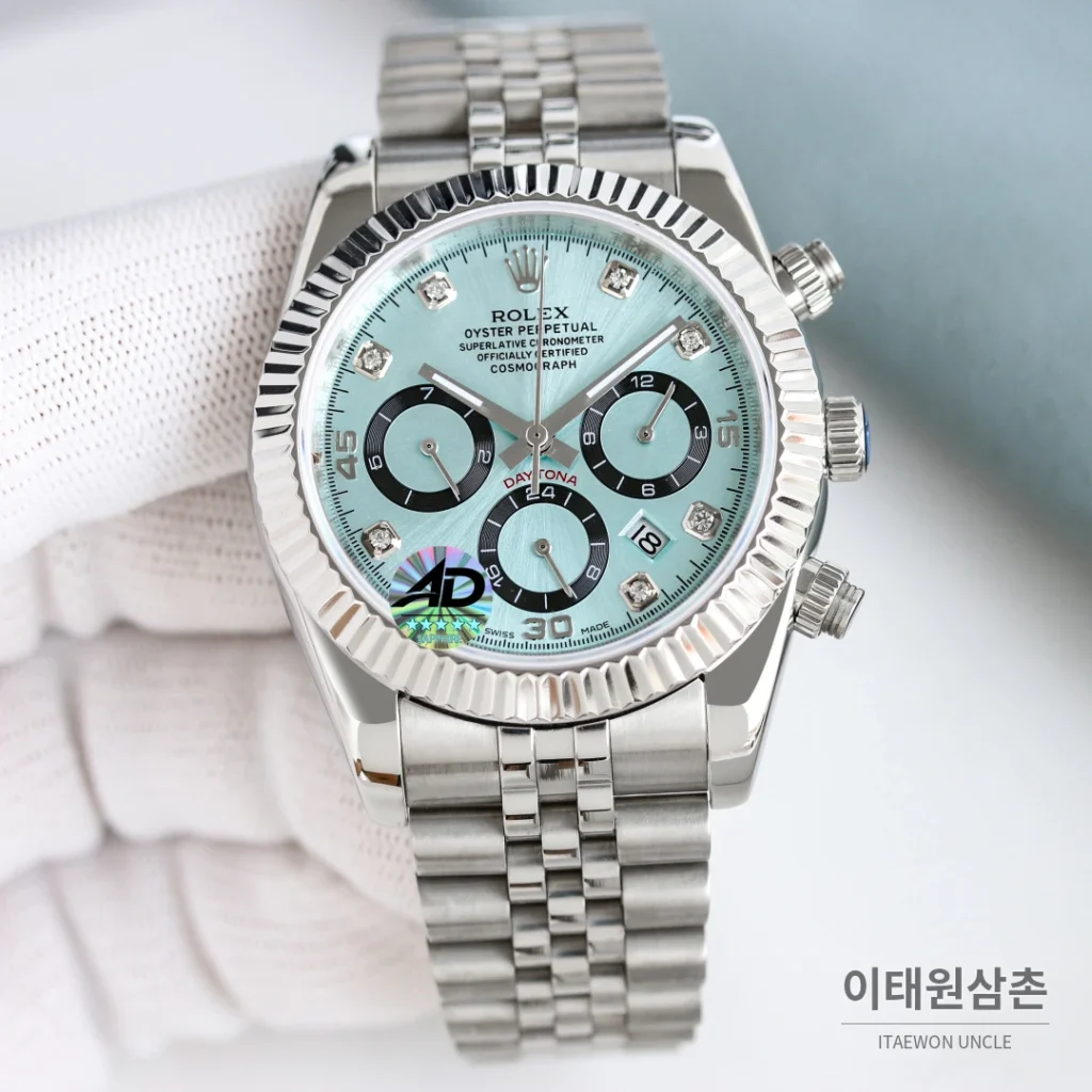 롤렉스 데이트저스트 오토매틱 41mm 화이트 다이얼 스틸 브레이슬릿