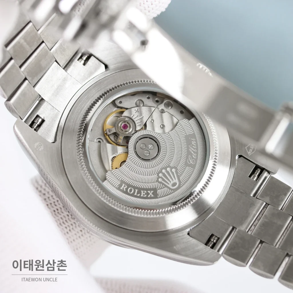 롤렉스 데이트저스트 오토매틱 41mm 화이트 다이얼 스틸 브레이슬릿