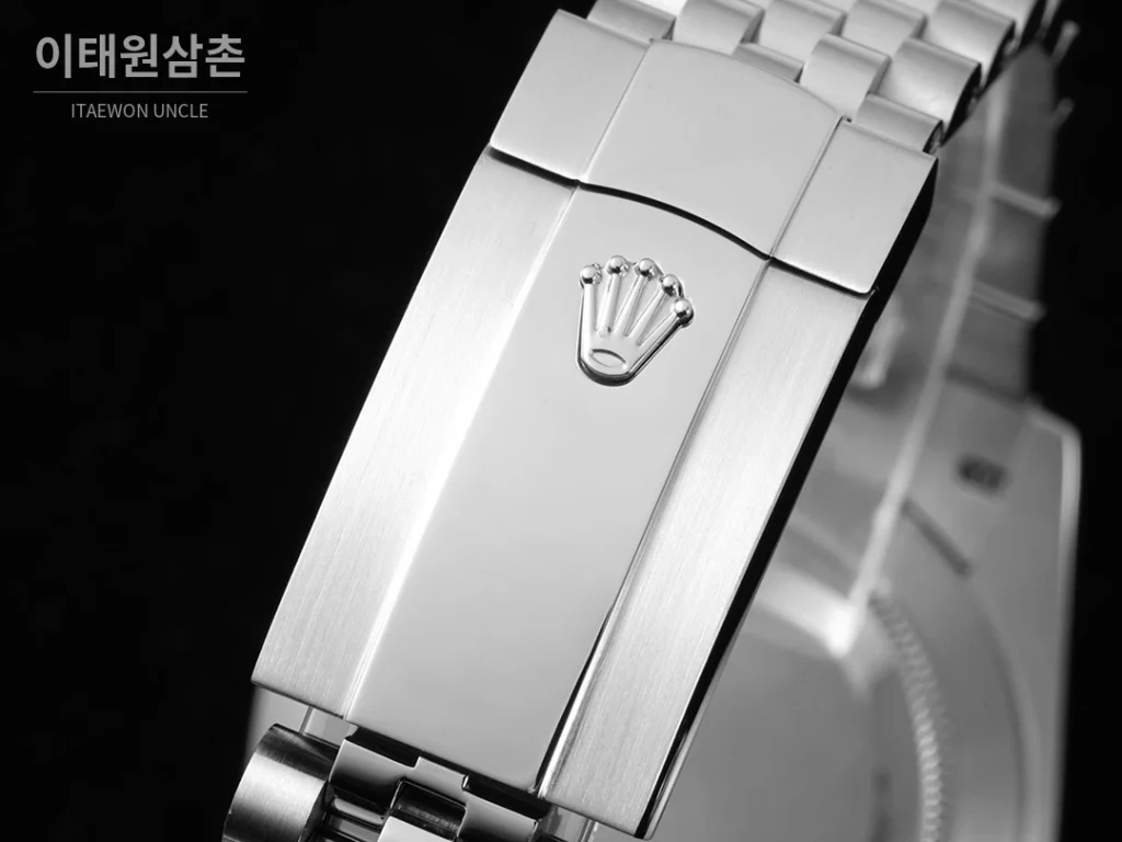 롤렉스 데이트저스트 오토매틱 41mm 핑크 다이얼 스틸 브레이슬릿