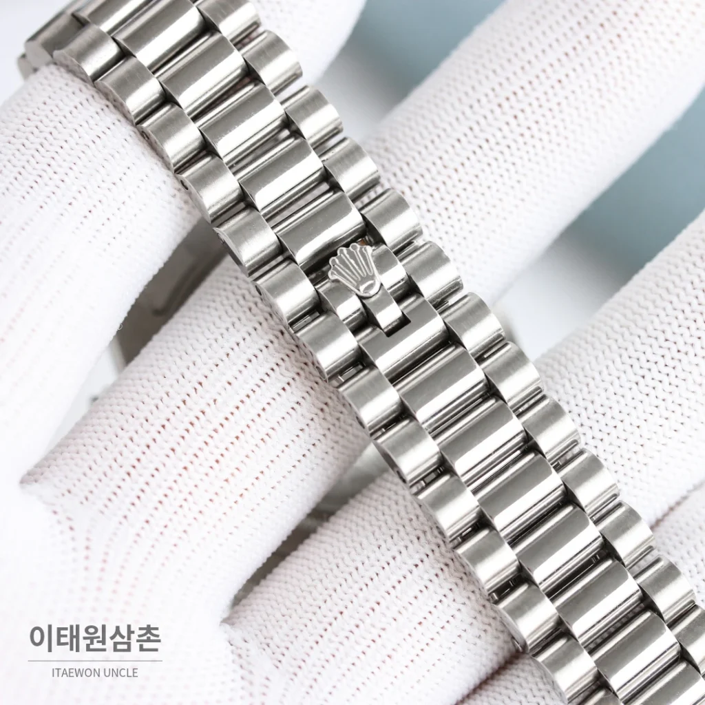 롤렉스 데이트저스트 오토매틱 41mm 화이트 다이얼 스틸 브레이슬릿