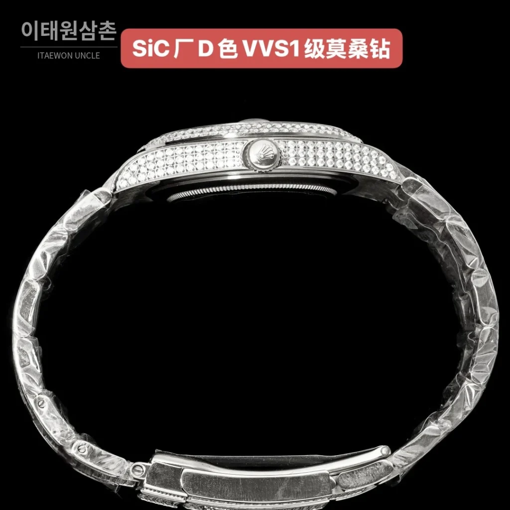 롤렉스 데이트저스트 오토매틱 화이트 다이얼 스틸 브레이슬릿
