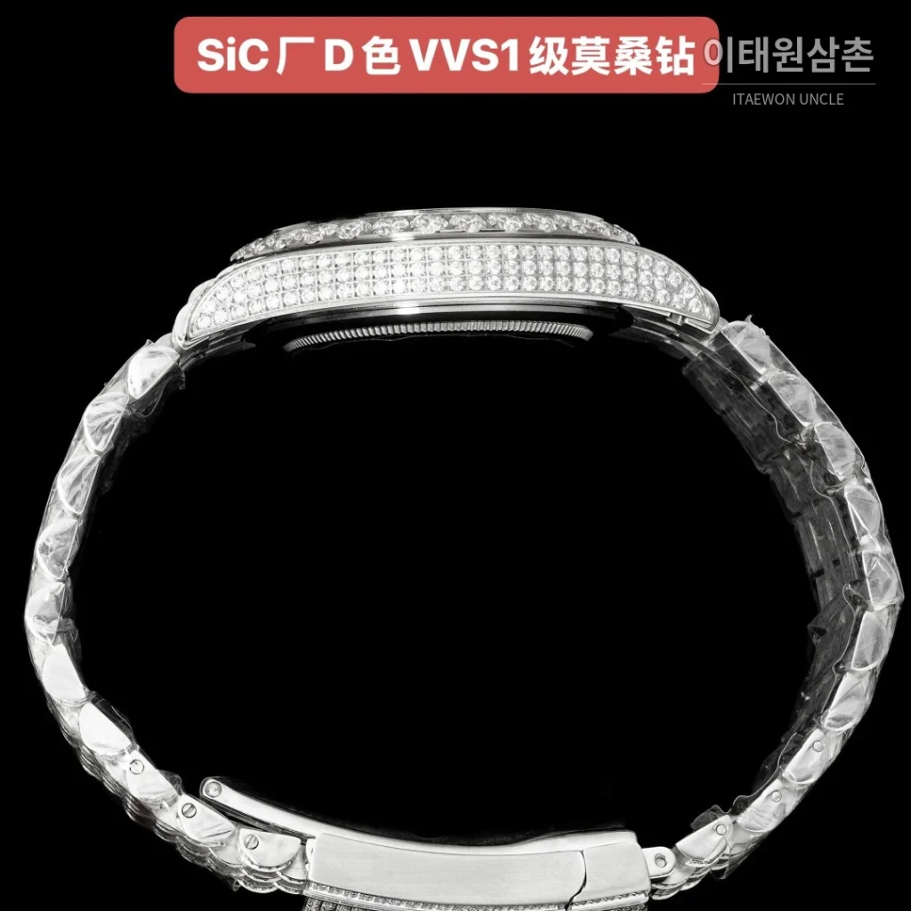 롤렉스 데이트저스트 오토매틱 블랙 다이얼 스틸 브레이슬릿