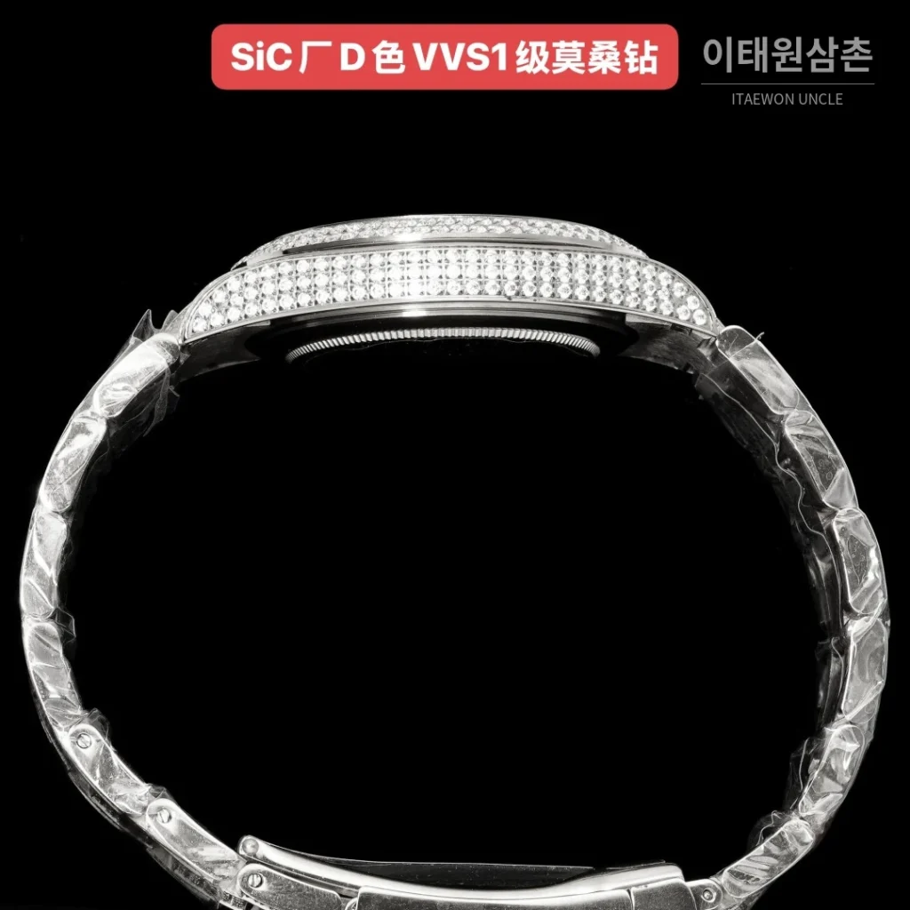 롤렉스 데이트저스트 오토매틱 화이트 다이얼 스틸 브레이슬릿