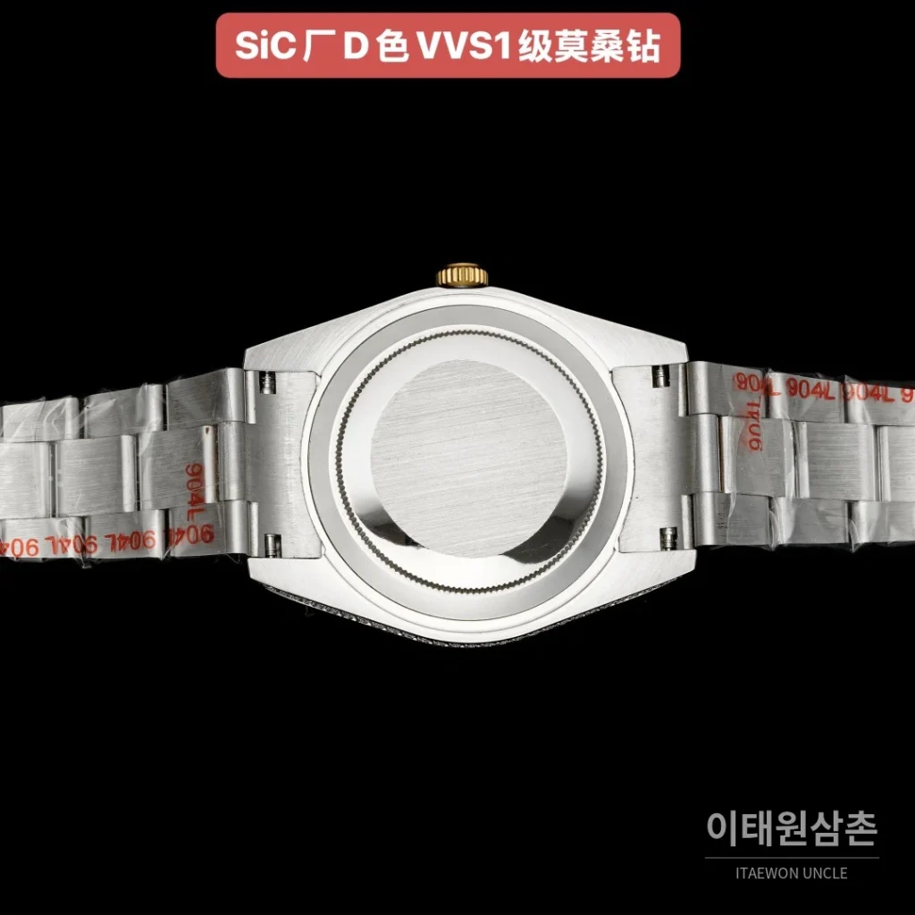 롤렉스 데이트저스트 오토매틱 샴페인 다이얼 투톤 브레이슬릿 실버 베젤 (2)