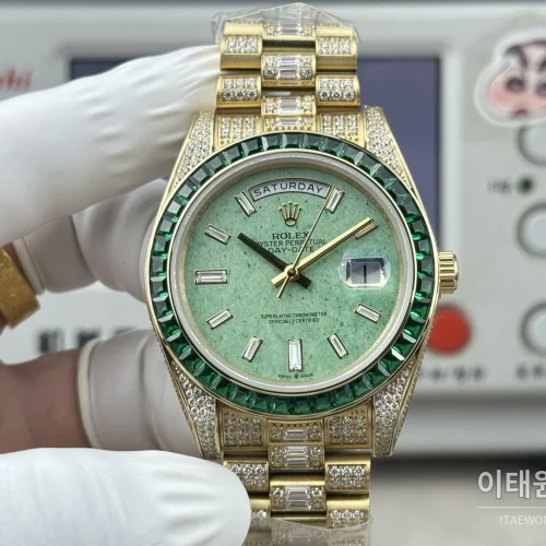 롤렉스 데이트저스트 풀다이아 스틸 오토매틱 41mm 롤렉스 데이트저스트 풀다이아 스틸 오토매틱 41mm