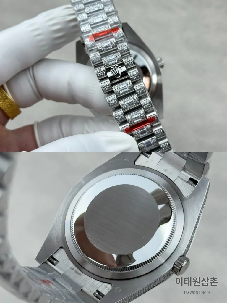 롤렉스 데이트저스트 풀다이아 스틸 오토매틱 41mm