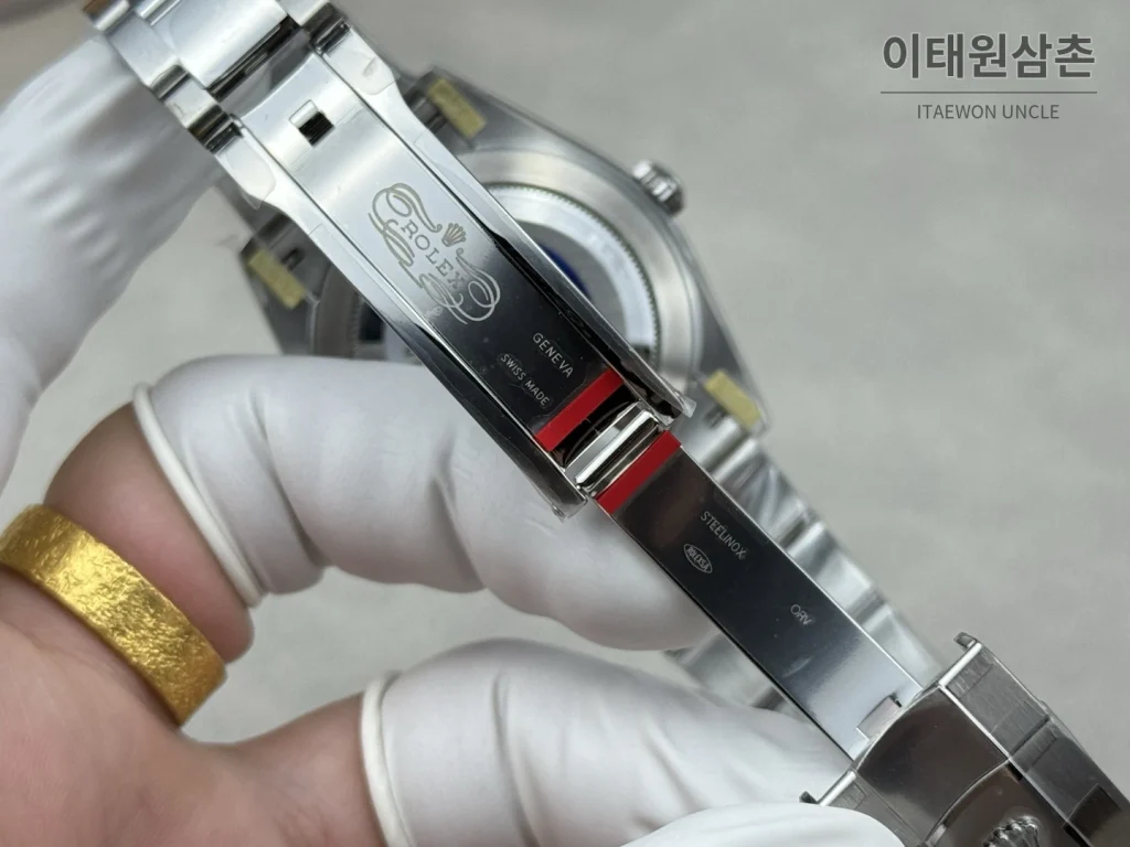 롤렉스 데이트저스트 그린 그라데이션 다이얼 오토매틱 41mm