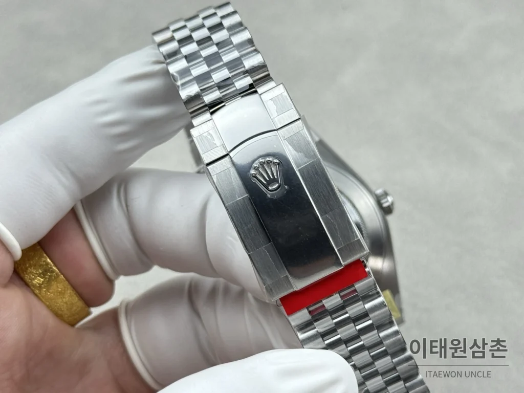 롤렉스 데이트저스트 그린 그라데이션 다이얼 오토매틱 41mm (4)