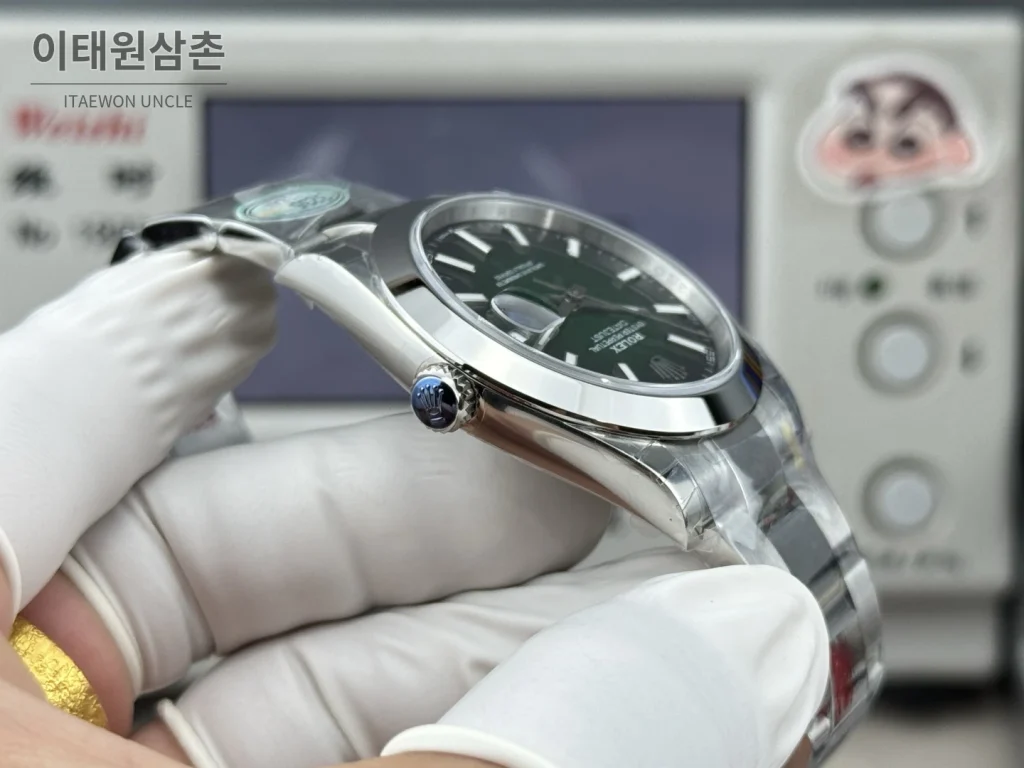 롤렉스 데이트저스트 그린 그라데이션 다이얼 오토매틱 41mm