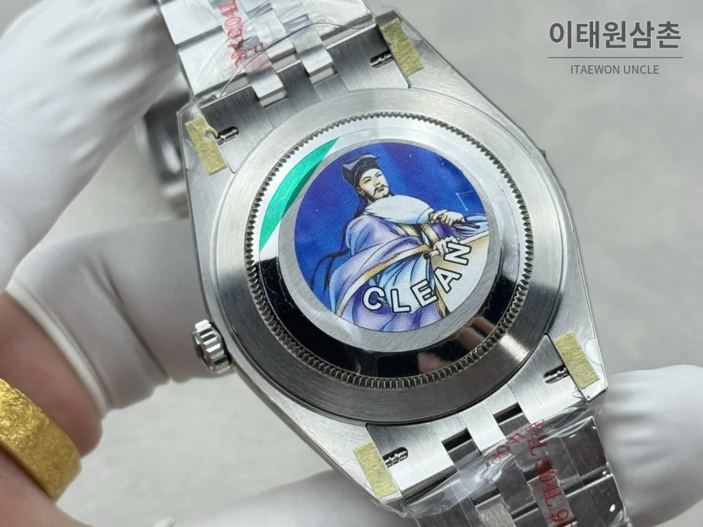 롤렉스 데이트저스트 그린 그라데이션 다이얼 오토매틱 41mm (4)