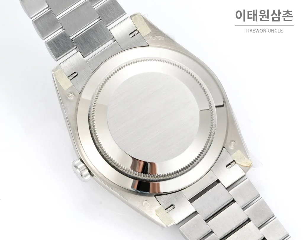 롤렉스 데이데이트 40 골드 프레지던트 브레이슬릿 오토매틱 40mm 블랙 다이얼