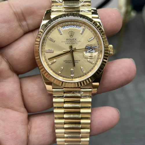롤렉스 데이데이트 오토매틱 40mm 샴페인 다이얼