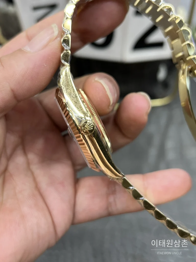 롤렉스 데이데이트 오토매틱 40mm 그린 다이얼