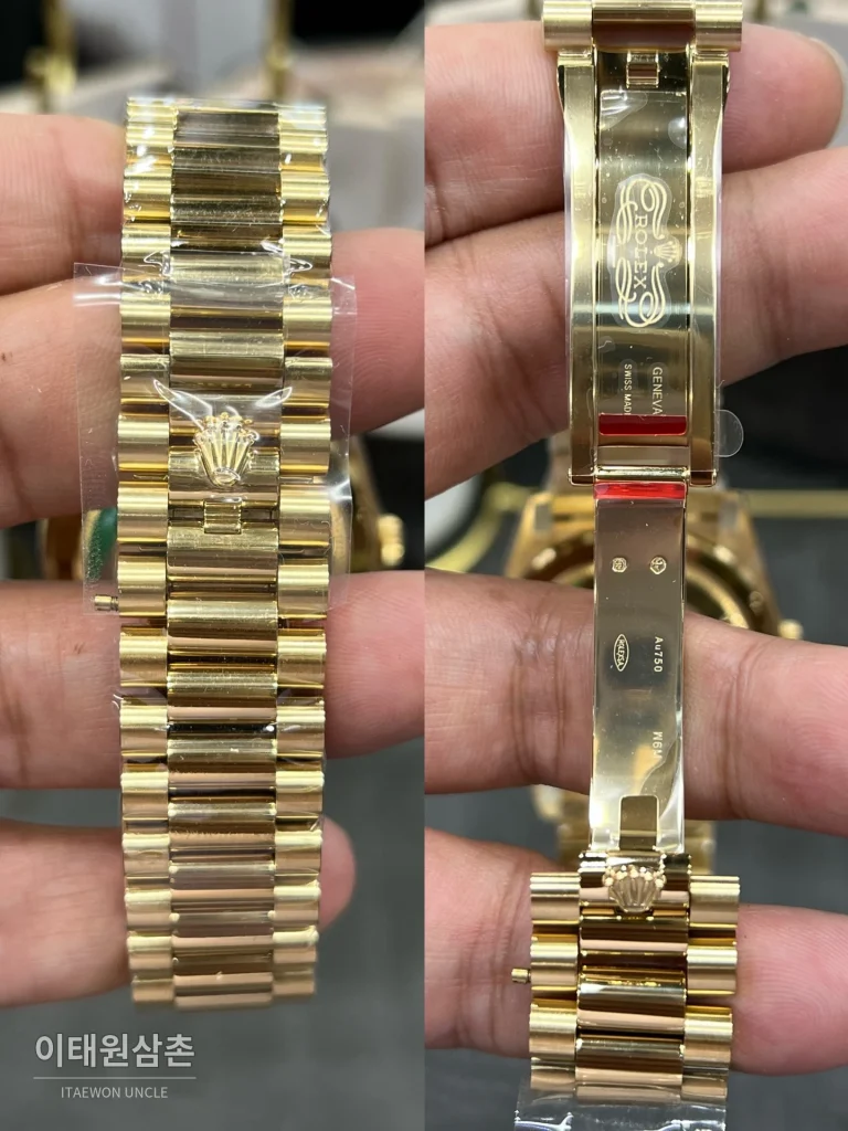 롤렉스 데이데이트 오토매틱 40mm 그린 다이얼 (2)