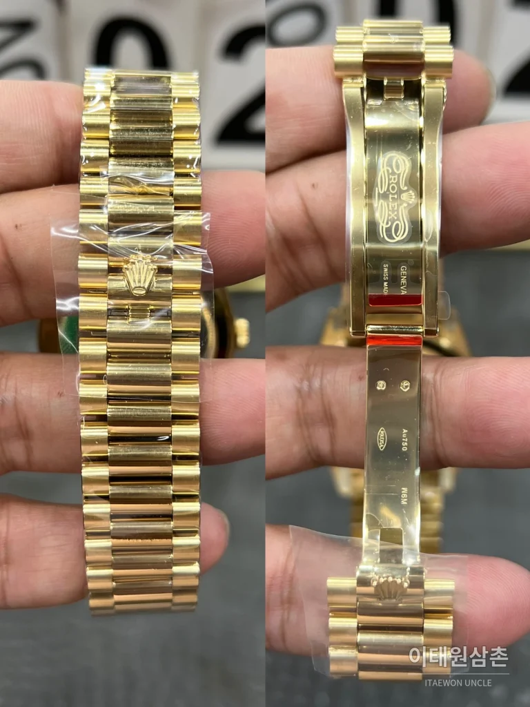 롤렉스 데이데이트 오토매틱 40mm 샴페인 다이얼