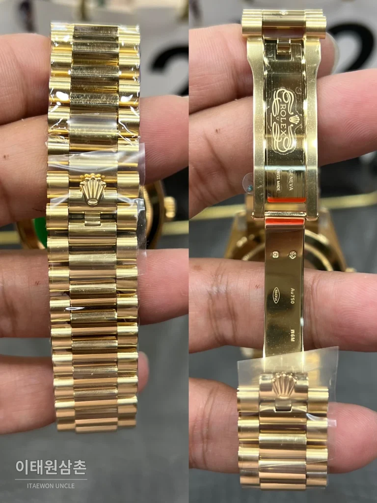 롤렉스 데이데이트 오토매틱 40mm 그린 다이얼