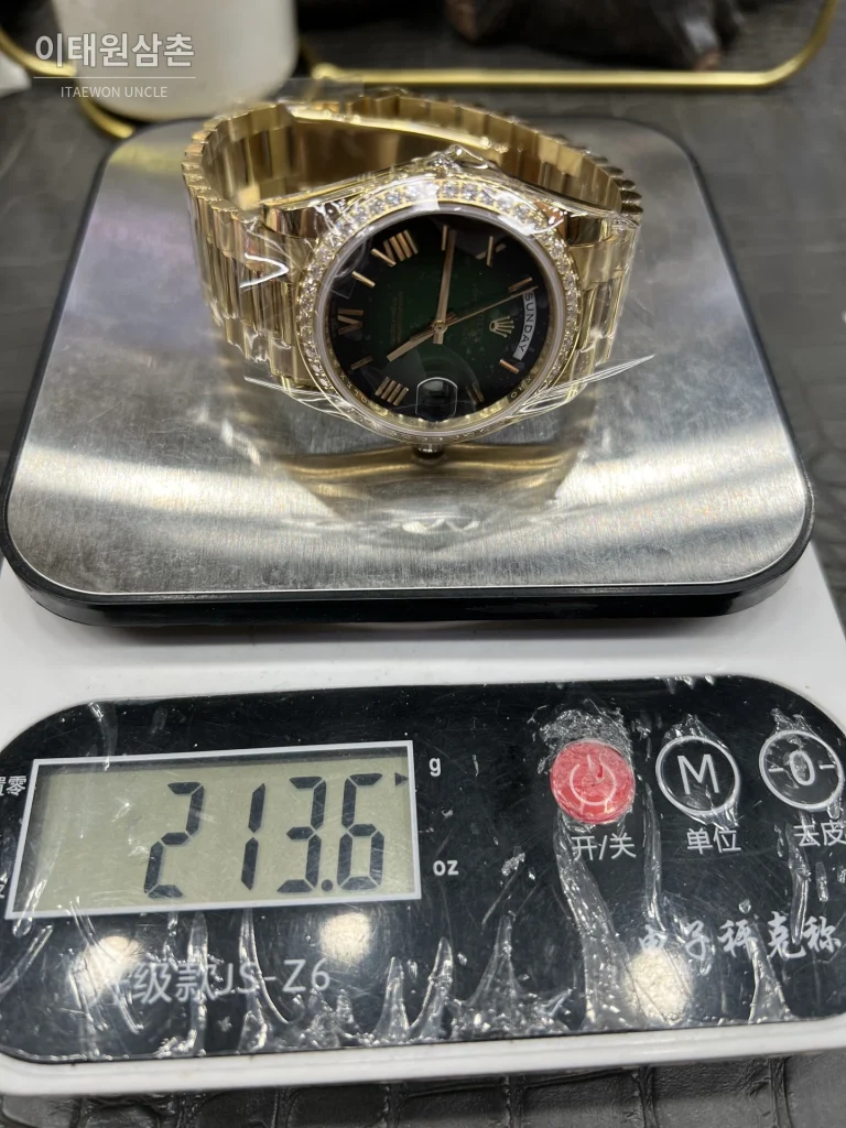 롤렉스 데이데이트 오토매틱 40mm 그린 다이얼 (2)
