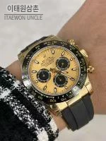 롤렉스 데이토나 18K 옐로우골드 블랙다이얼 크로노그래프 40mm (5)