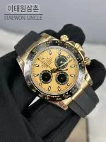 롤렉스 데이토나 18K 옐로우골드 블랙다이얼 크로노그래프 40mm (5)