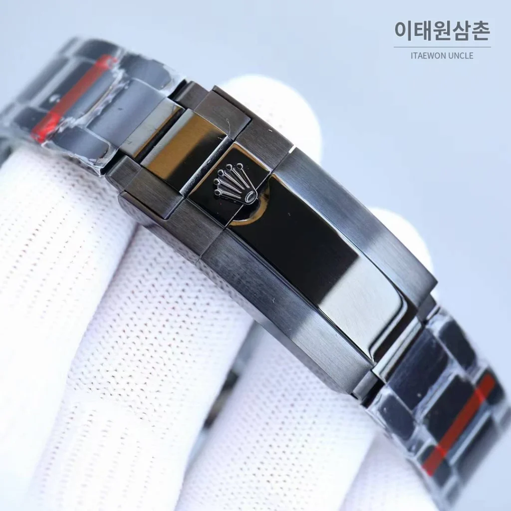 롤렉스 데이토나 904L스틸 올블랙 PVD 크로노그래프 오토매틱 40mm 그레이 다이얼