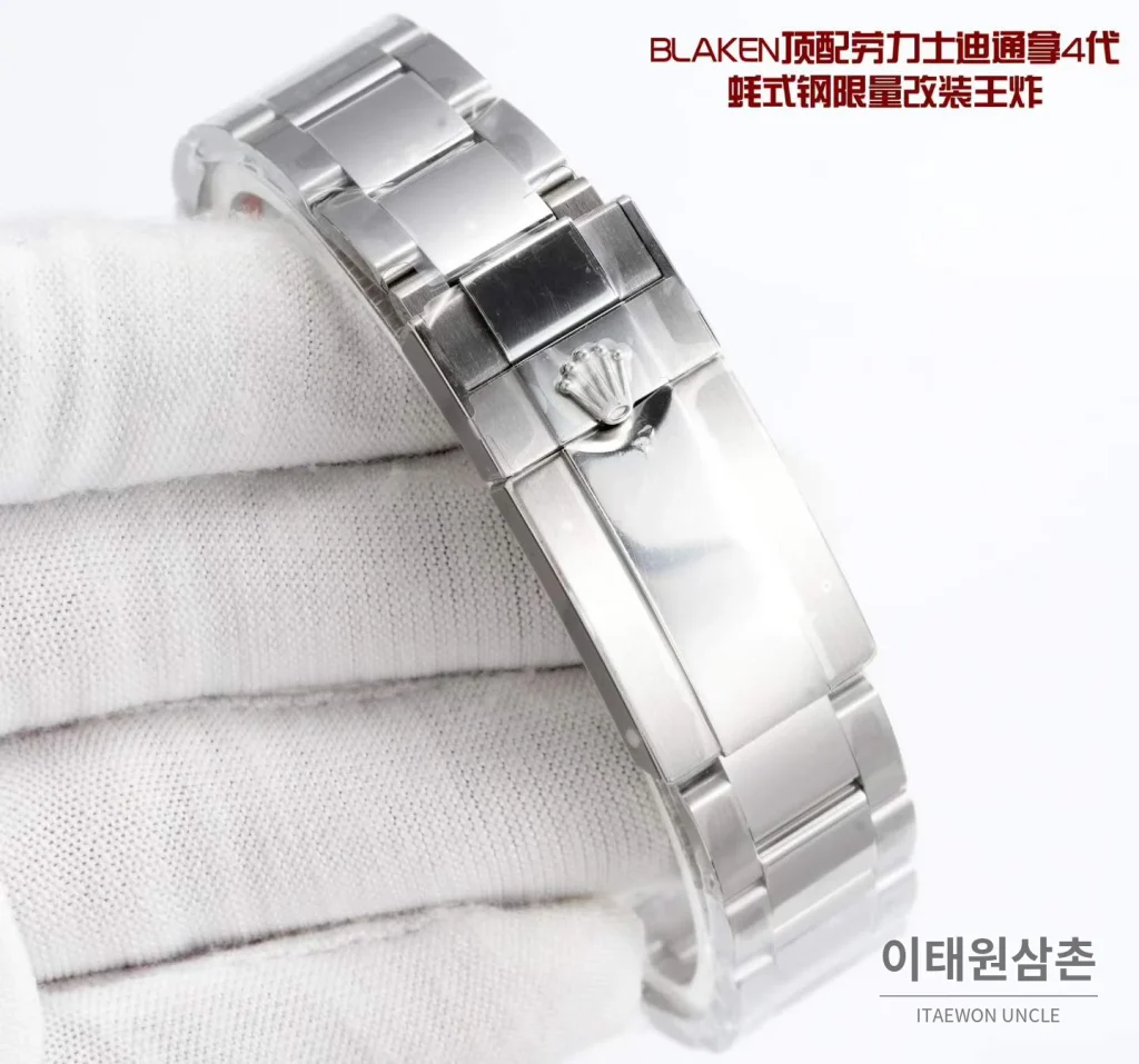 롤렉스 데이토나 904L 스틸 블랙다이얼 크로노그래프 오토매틱 40mm