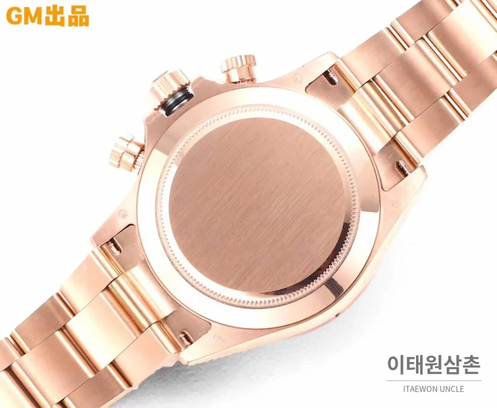 롤렉스 데이토나 904L스틸 세라믹베젤 크로노그래프 오토매틱 샴페인 다이얼 로즈골드 브레이슬릿