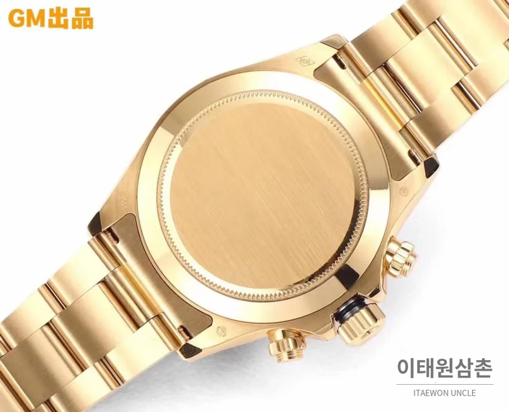 롤렉스 데이토나 904L스틸 세라믹베젤 크로노그래프 오토매틱 샴페인 다이얼 골드 브레이슬릿