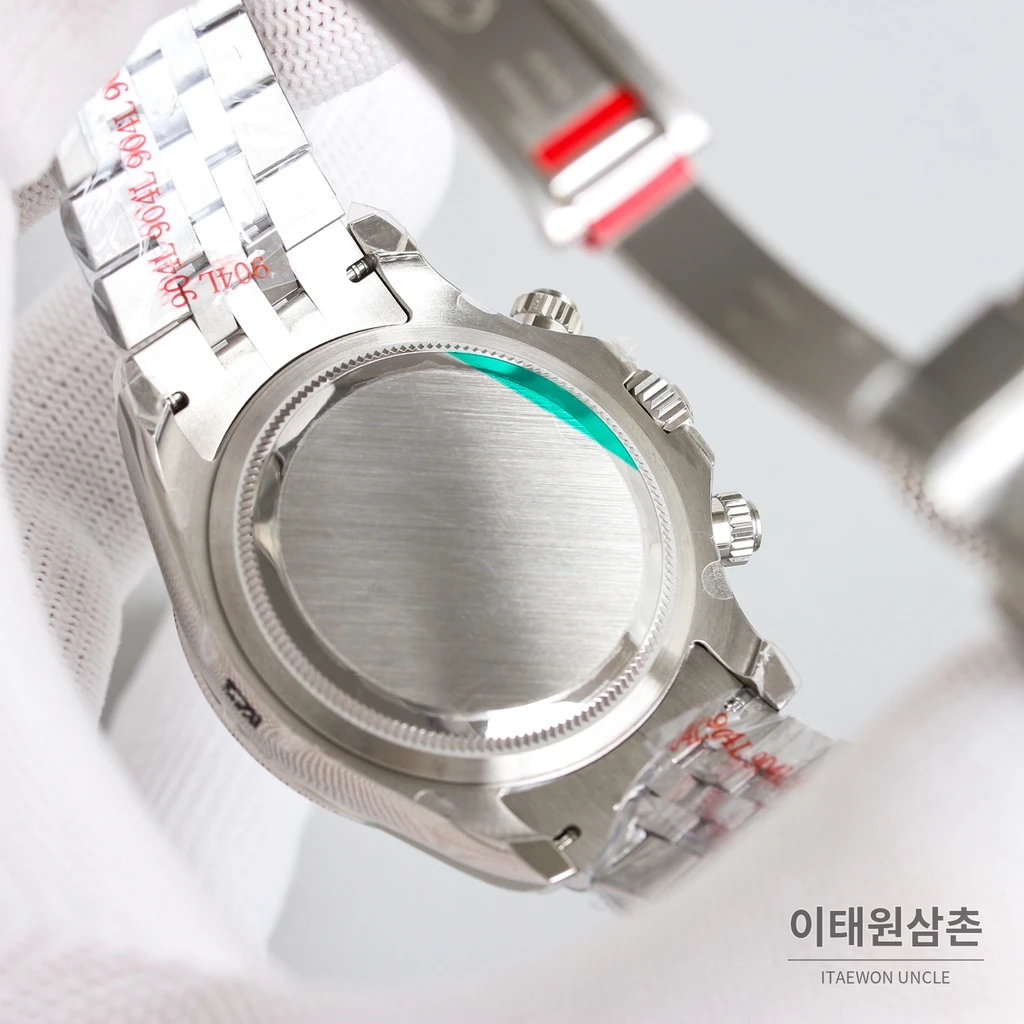 롤렉스 데이토나 904L 스틸 세라믹 베젤 주빌리 블랙다이얼 오토매틱 40mm