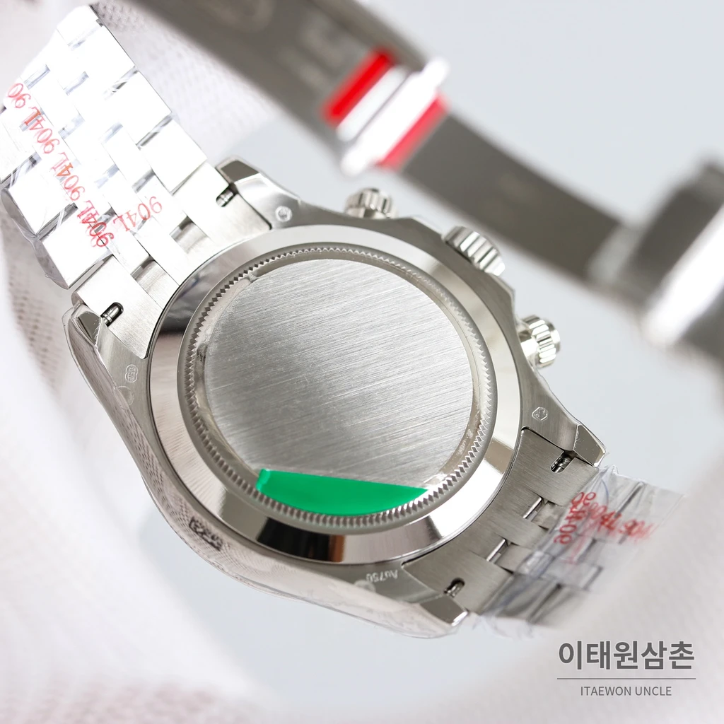 롤렉스 데이토나 904L 스틸 세라믹 베젤 주빌리 네이비다이얼 오토매틱 40mm