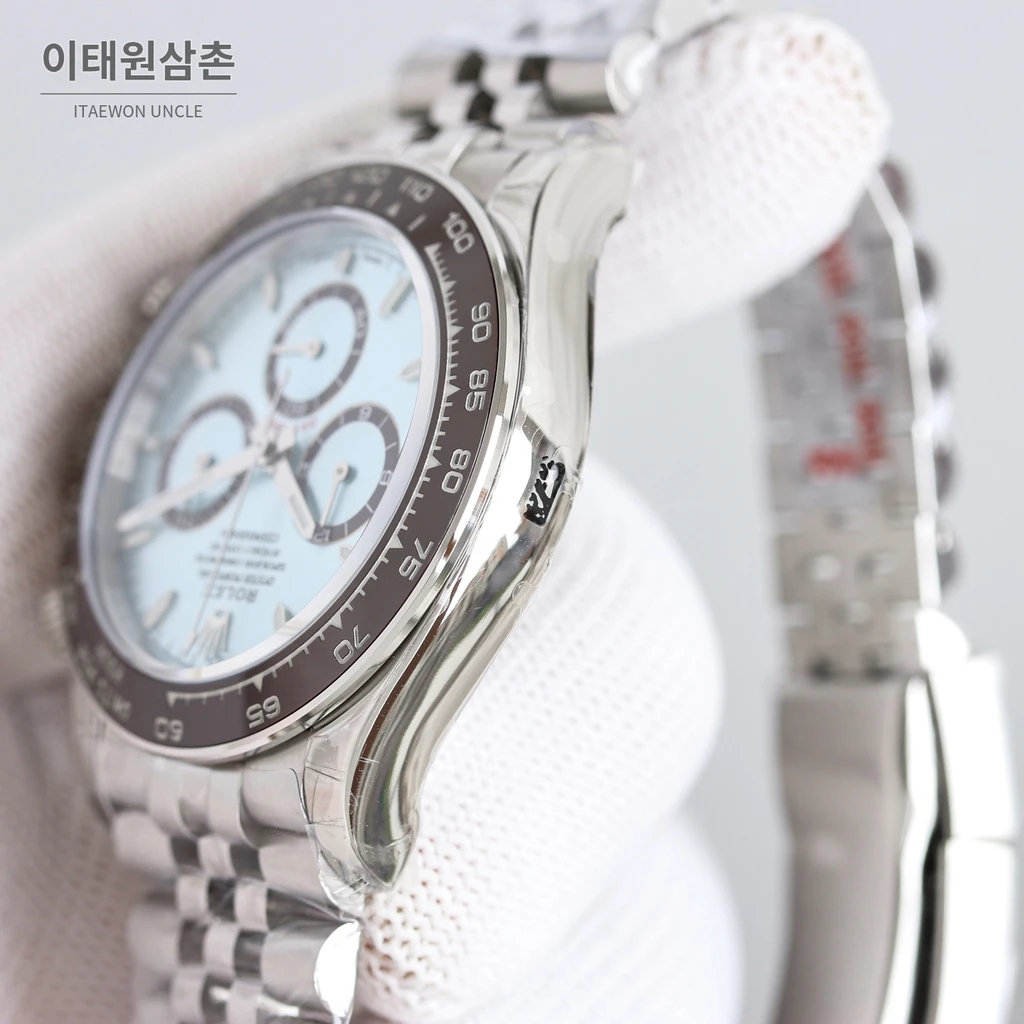 롤렉스 데이토나 904L 스틸 주빌리 아이스블루다이얼 오토매틱 40mm