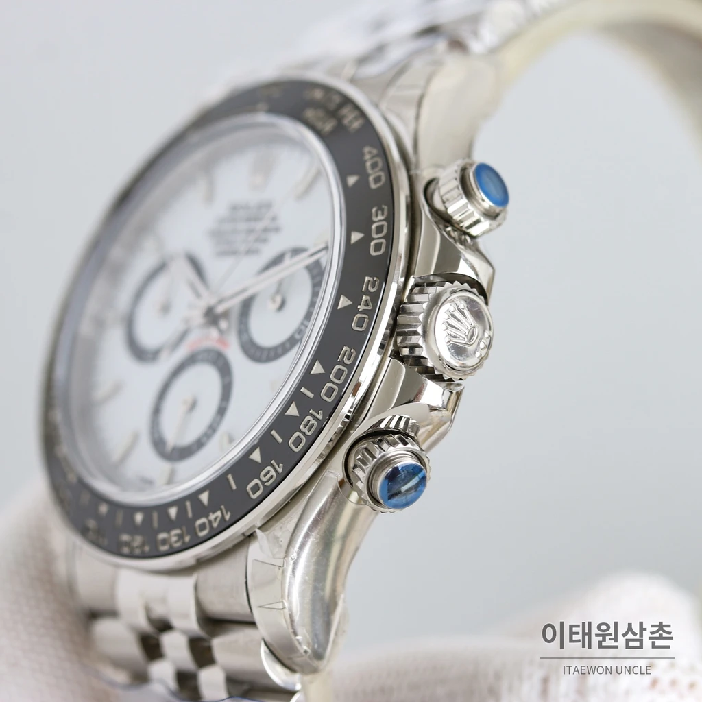 롤렉스 데이토나 904L 스틸 주빌리 화이트다이얼 오토매틱 40mm