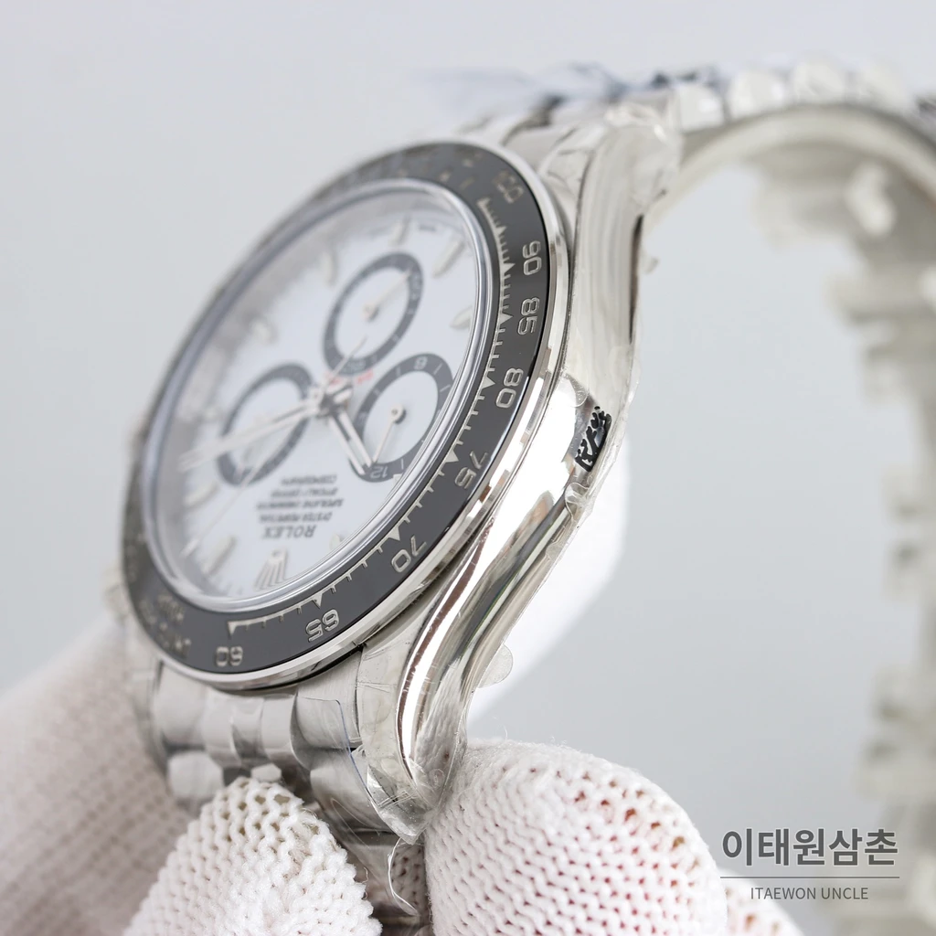 롤렉스 데이토나 904L 스틸 주빌리 화이트다이얼 오토매틱 40mm