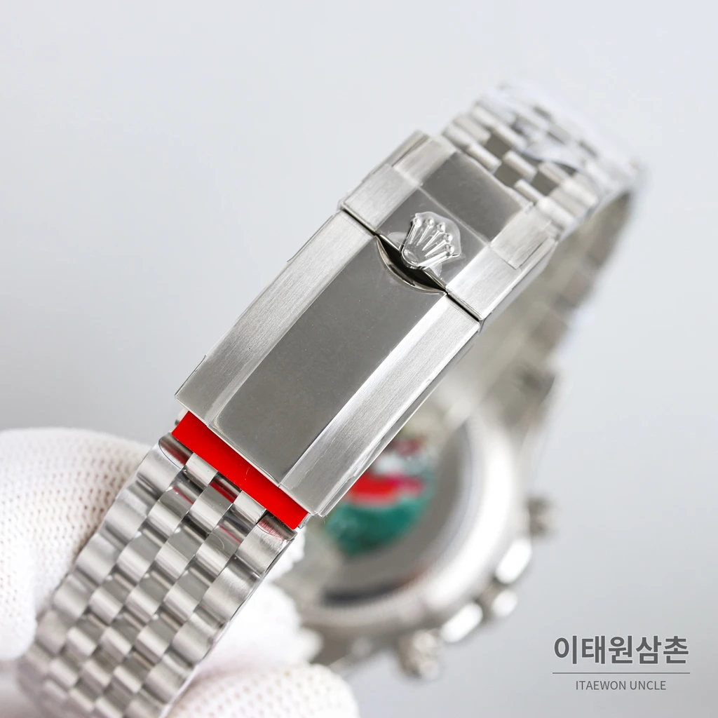 롤렉스 데이토나 904L 스틸 주빌리 화이트다이얼 오토매틱 40mm
