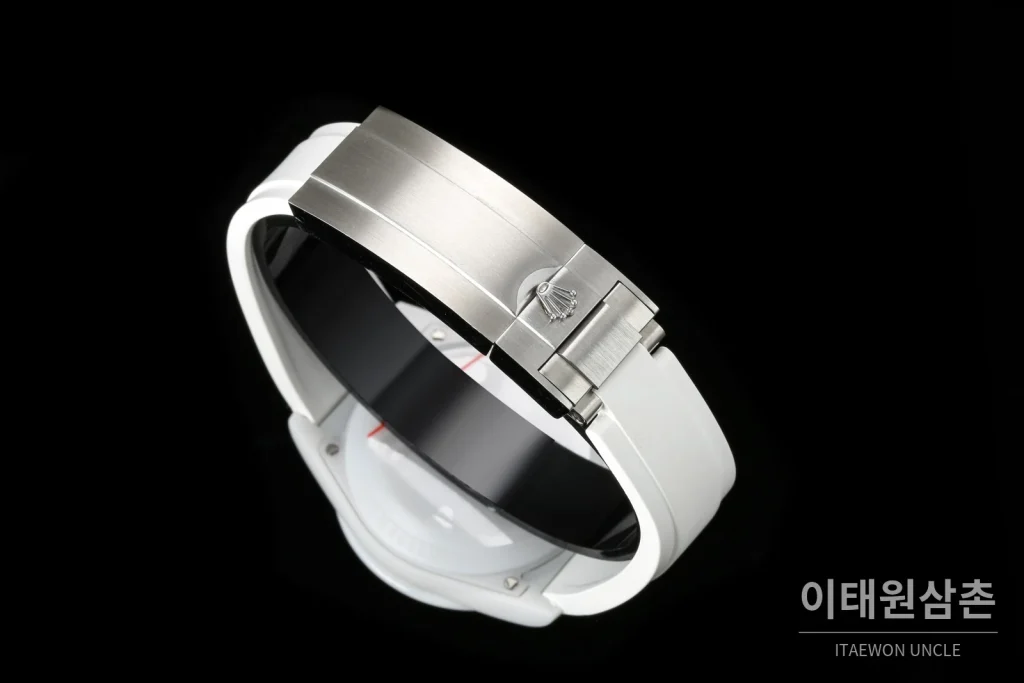 롤렉스 데이토나 AET 커스텀 블랙 세라믹 크로노그래프 오토매틱 40mm 화이트 다이얼 (2)