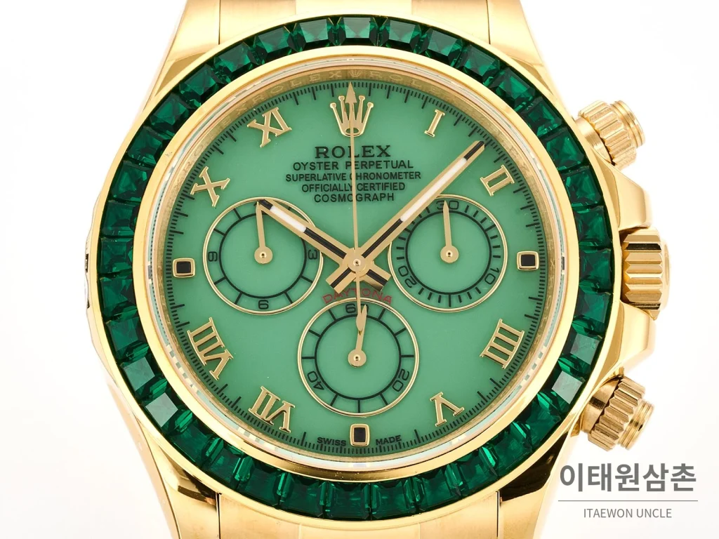 롤렉스 데이토나 크로노그래프 오토매틱 40mm 레인보우
