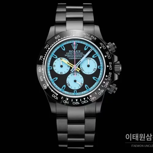 롤렉스 데이토나 올블랙 스틸 크로노그래프 오토매틱 40mm 롤렉스 데이토나 올블랙 스틸 크로노그래프 오토매틱 40mm 블랙 다이얼