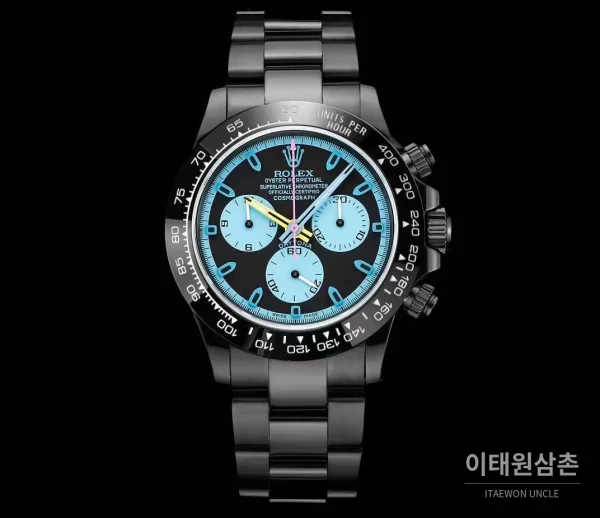롤렉스 데이토나 올블랙 스틸 크로노그래프 오토매틱 40mm 롤렉스 데이토나 올블랙 스틸 크로노그래프 오토매틱 40mm 블랙 다이얼