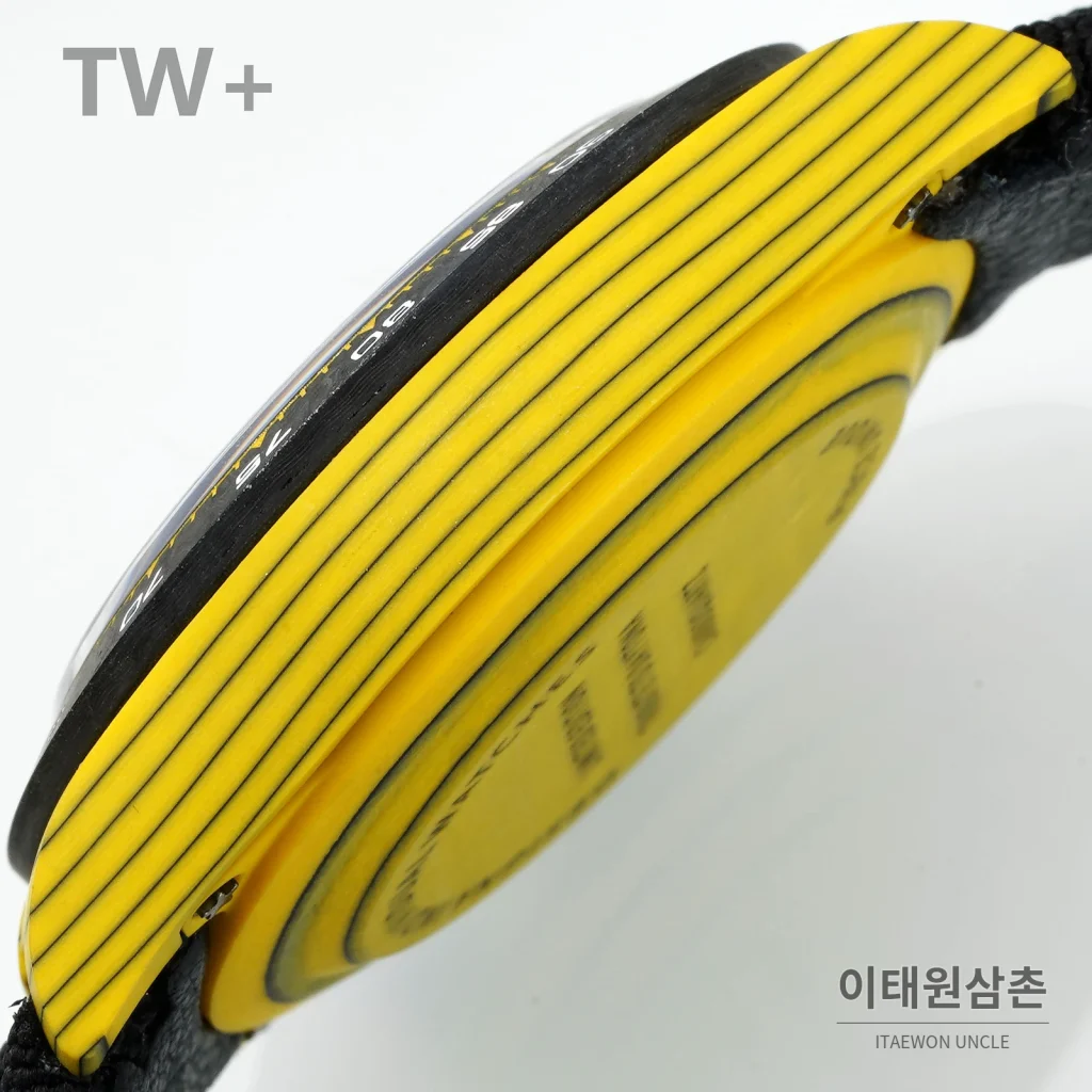 롤렉스 데이토나 카본 파이버 야광 케이스 크로노그래프 오토매틱 40mm 카본 블랙 블랙 나일론 스트랩 블랙 베젤 (2)