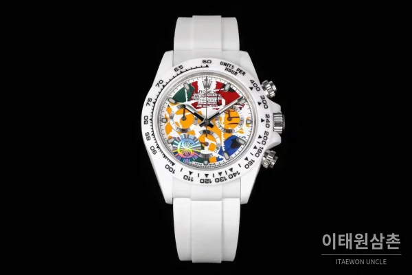 롤렉스 데이토나 세라믹 스틸 블랙다이얼 크로노그래프 오토매틱 40mm
