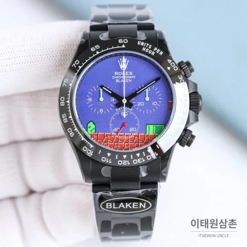 롤렉스 데이토나 크로노그래프 오토매틱 40mm (31) 롤렉스 데이토나 크로노그래프 오토매틱 40mm 블루 다이얼 세라믹 브레이슬릿 블랙 베젤 세라믹 케이스