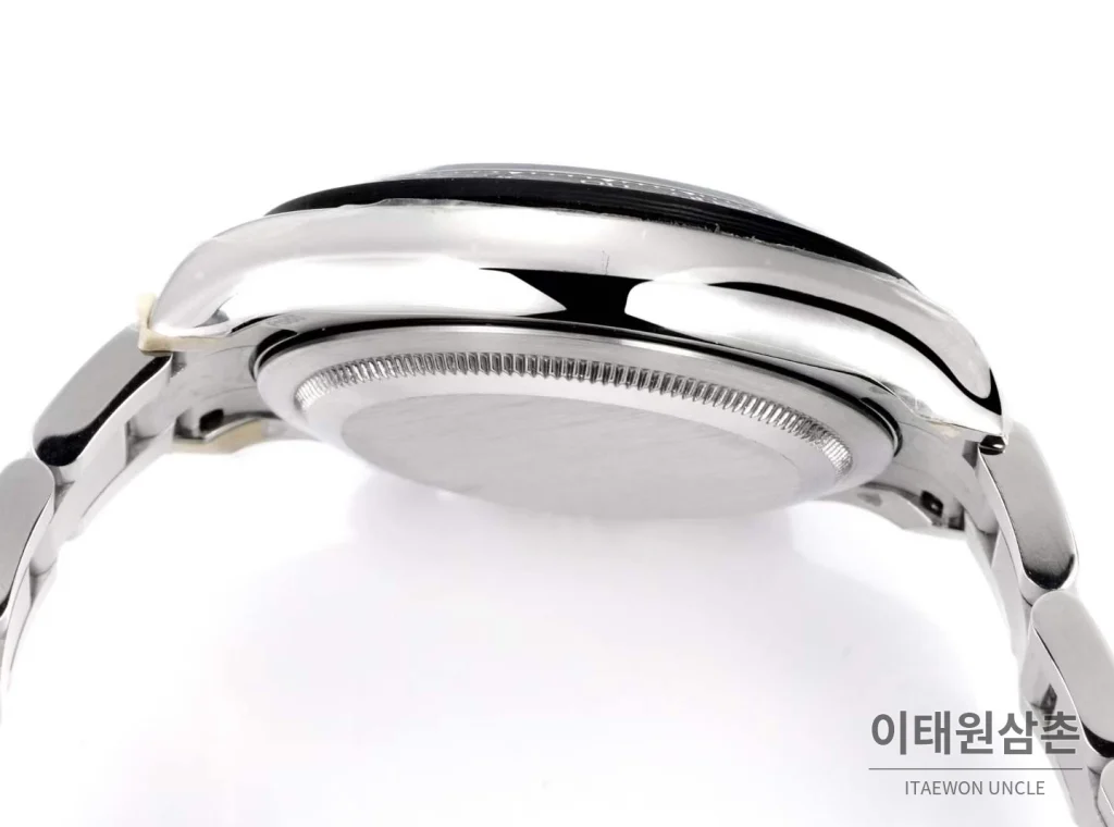 롤렉스 데이토나 크로노그래프 오토매틱 스켈레톤 다이얼 스틸 브레이슬릿 블랙 베젤 (2)
